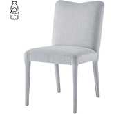 Alder Dining Chair in Gray Velvet (Set of 2)